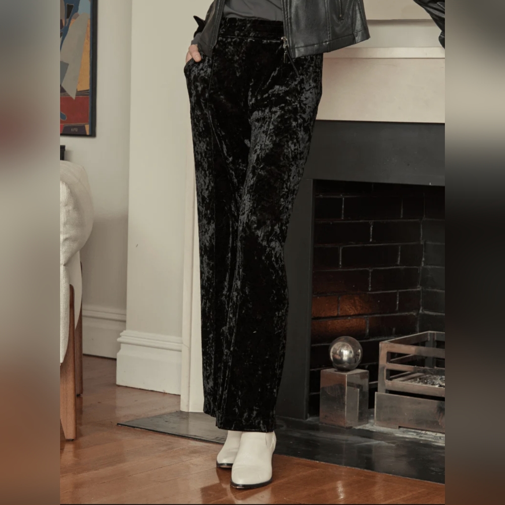 Lyssé Harper Velvet Pants Small New